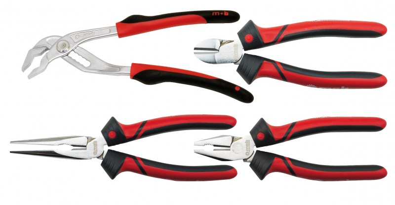 Lot 4 pinces bi-matière